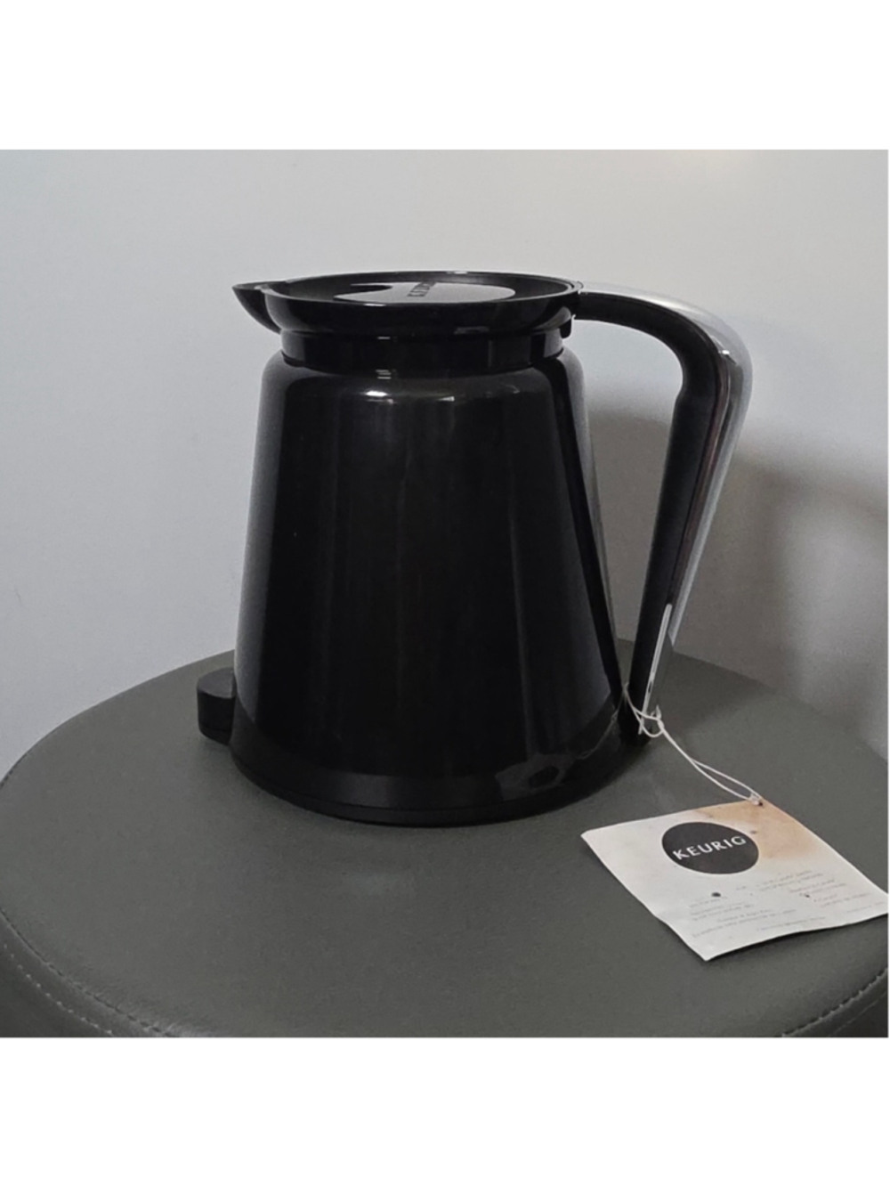 Keurig 2.0 Thermal Carafe - Black with Chrome Handle NEW